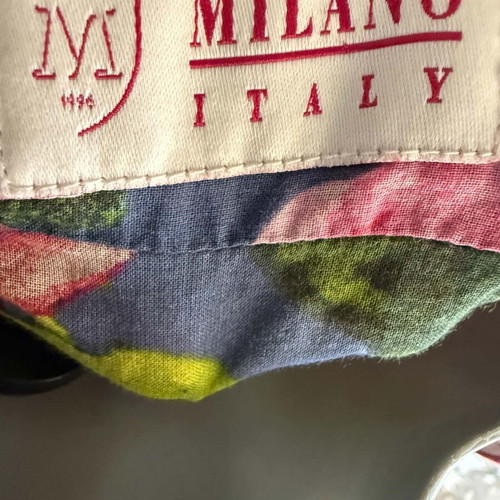 Milano Italy cotton shirt used, size M, multicolor