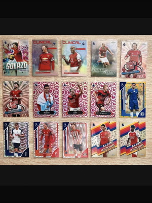 Topps Chrome Premier League 2024-25 bundle με πάνω από 60 insert κάρτες σαν καινούργιο