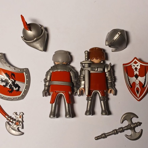 Playmobil 2 ιππότες μεταχειρισμένοι