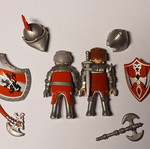 Playmobil 2 ιππότες μεταχειρισμένοι