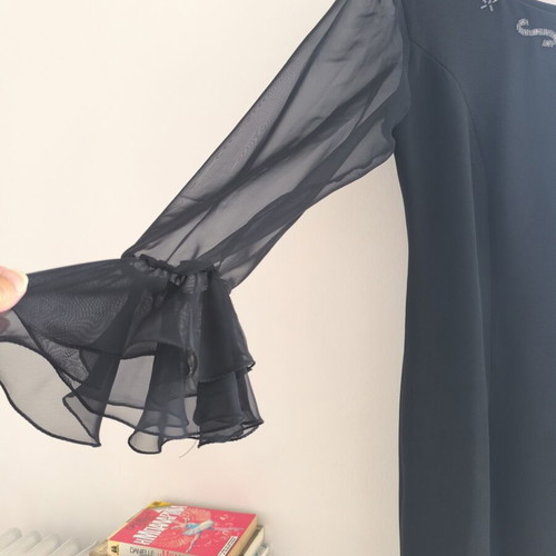 Black dress size M, elegant with lining