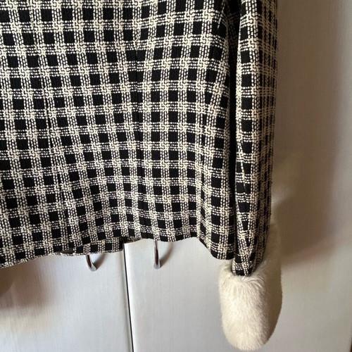 Jacket with wool fur like new, size 50