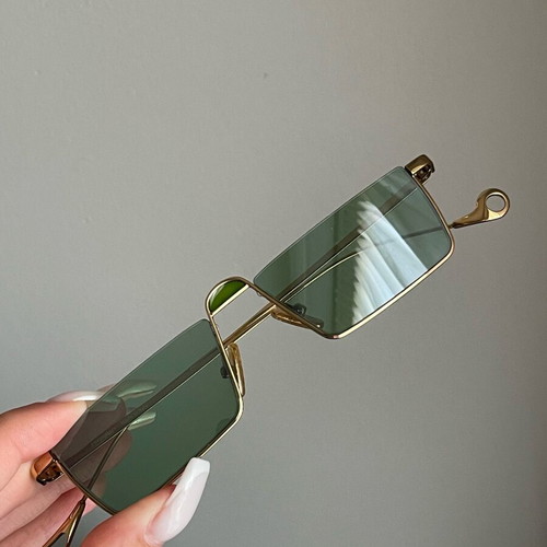 Eyepetizer Unisex Sunglasses like new, green and gold