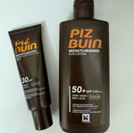Piz Buin face sunscreen 30spf 50ml and body sunscreen 50spf 200ml like new
