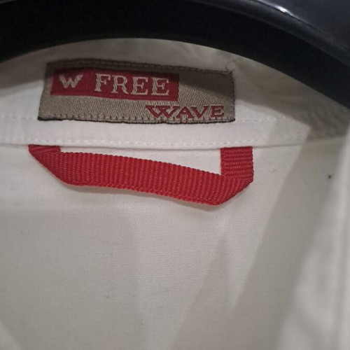 Free Wave long-sleeve white shirt like new, cotton