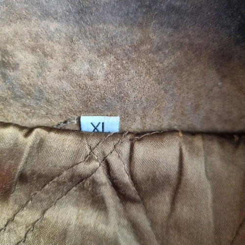 Men's leather jacket camel XL like new