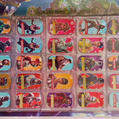 Fortnite The Original Metal Tags Album used with 79 metal tags