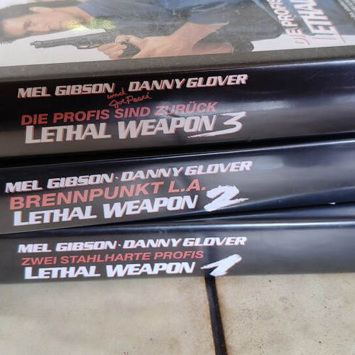 Lethal Weapon Trilogy VHS German Edition like new