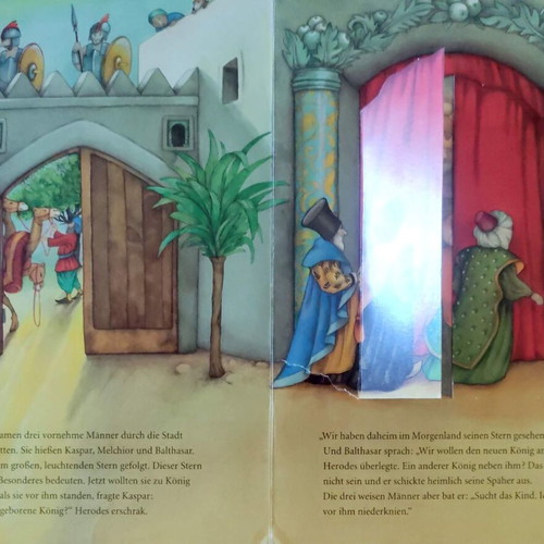 Die Weihnachtsgeschichte illustrated children's book like new, German