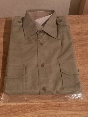 Military shirts new winter khaki with free tie