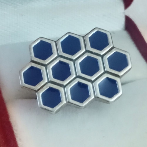 Zolotas 925 enamel cufflink