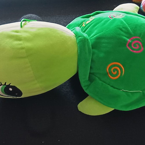 Large plush unicorn and turtle dolls like new