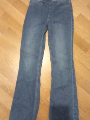 Girls' jeans 9-10 years, height 140, like new, blue H&M