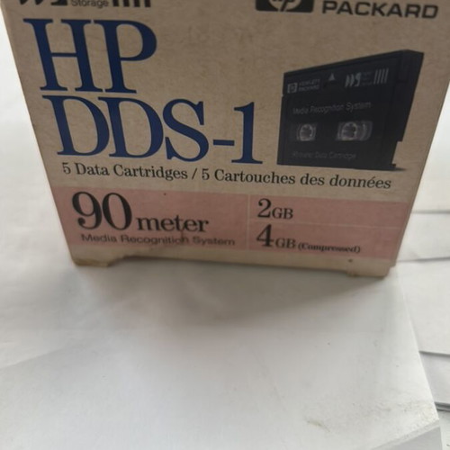 HP DDS-1 data cartridges, pack of 4