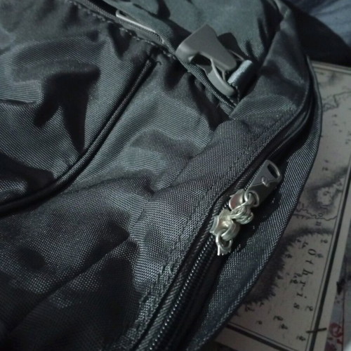 Dielle multipurpose travel backpack gray like new