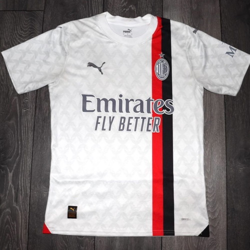 AC Milan 2023-24 Puma Away Shirt Medium like new, white and red
