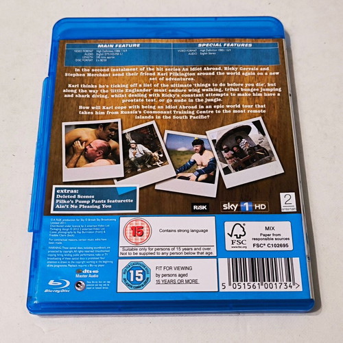 An Idiot Abroad 2 Blu-Ray like new, comedy, TV show