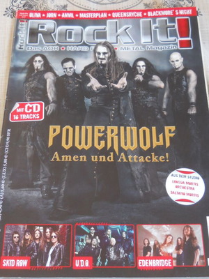 Rock It! Issue 76 July/August 2013 German hard rock metal magazine used with CD