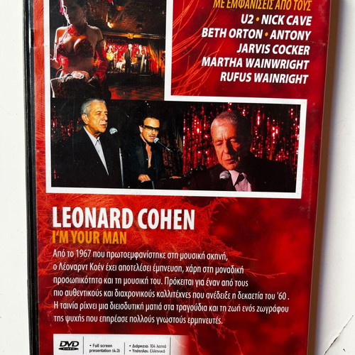 Leonard Cohen I'm Your Man DVD used, biography documentary with subtitles