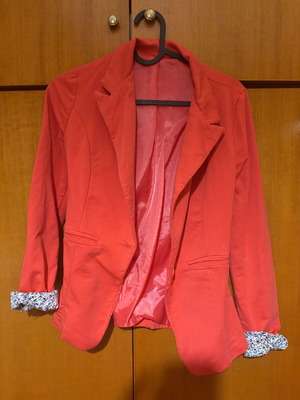 Coral jacket used, size XS/S