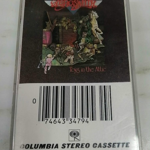 Aerosmith Toys In The Attic cassette tape, 1975, rock
