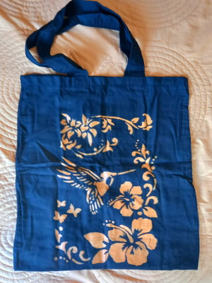 Tote bag large with print, new, A-Cold-Wall, black and orange