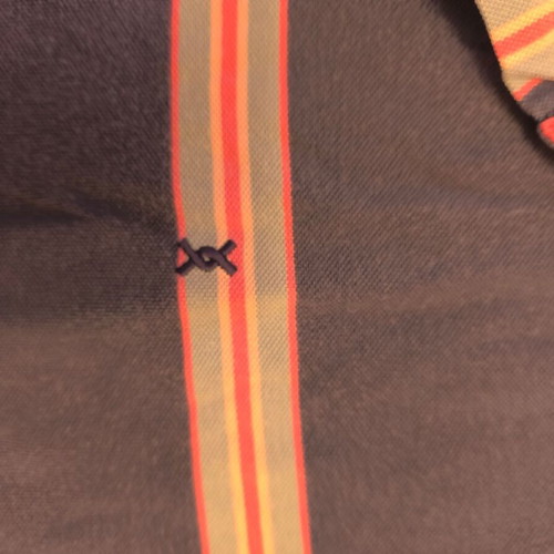 The Bostonians Polo Piqué Striped Shirt like new, pink and blue, size L
