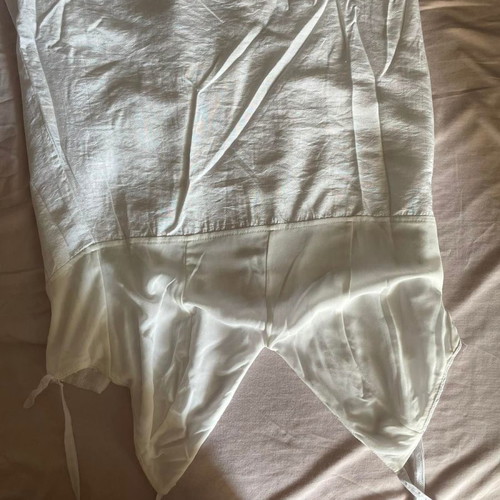 Elfie dress Nadia Rapti new, white with metallic thread