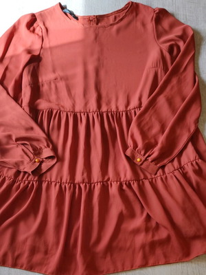 Benissimo bouzouforema dress like new, brick red