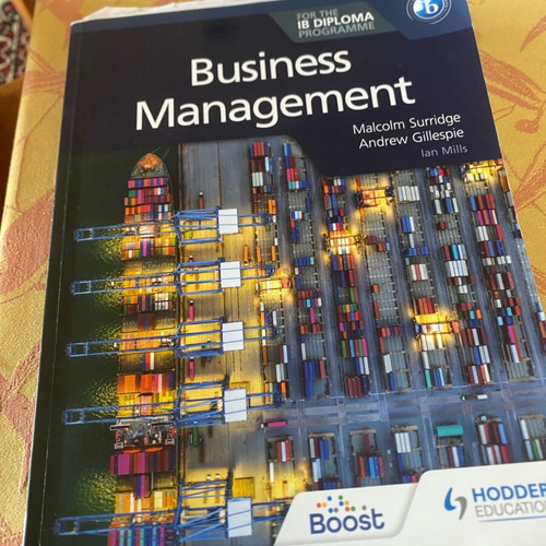 Business Management book like new, IB diploma