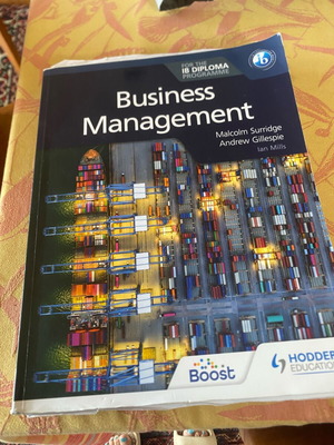 Business Management book like new, IB diploma