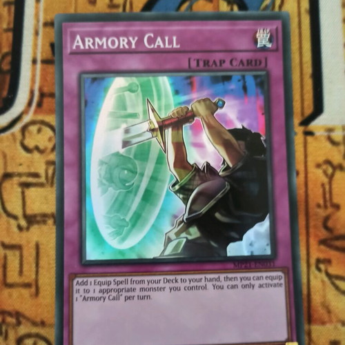 Armory Call Yu-Gi-Oh! card like new, Normal Trap