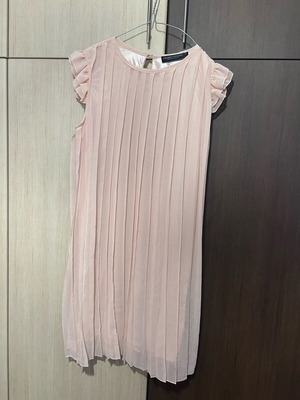 Pleated dress pink like new, worn once