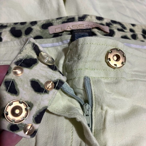 Roberto Cavalli skirt like new, size L, lemon-light green