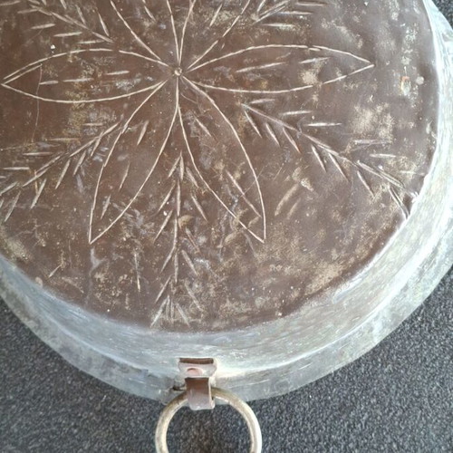 Copper pot vintage used, 700 grams, decorative