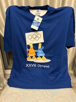 Olympic Games 2004 T-shirt new, size L