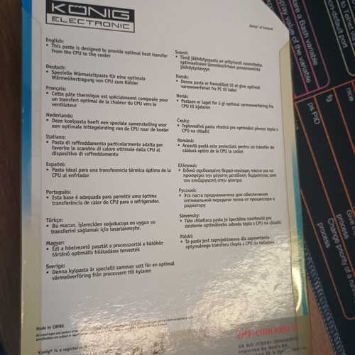 Thermal Paste Konig brand new