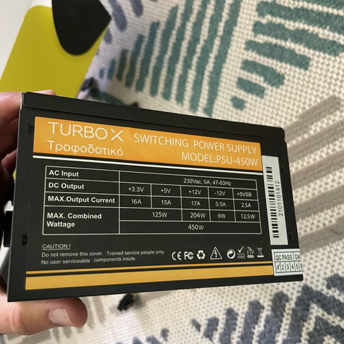 Turbox 450W power supply