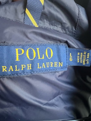 Polo Ralph Lauren Colden Pony Full Zip men's down vest navy like new size L