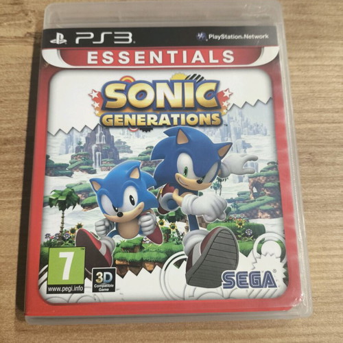 Sonic Generations PlayStation 3 used, English version, complete