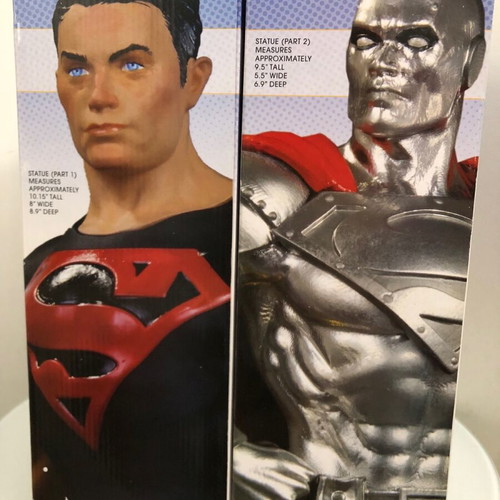 Superman Family 2-Part Statue new, collectible set DC Direct