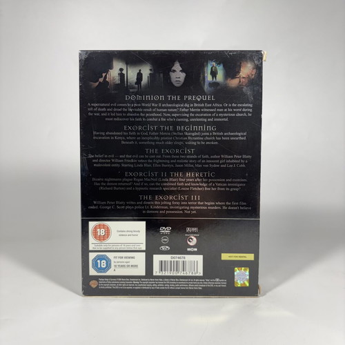 The Exorcist The Complete Anthology DVD like new with English subtitles