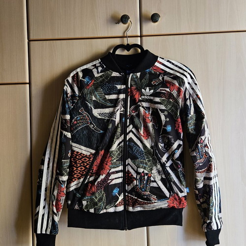 Adidas multicolor jacket, XS