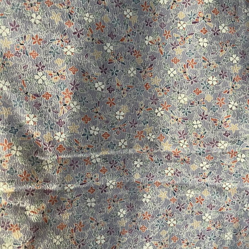 Japanese silk and cotton kimono, 130 cm