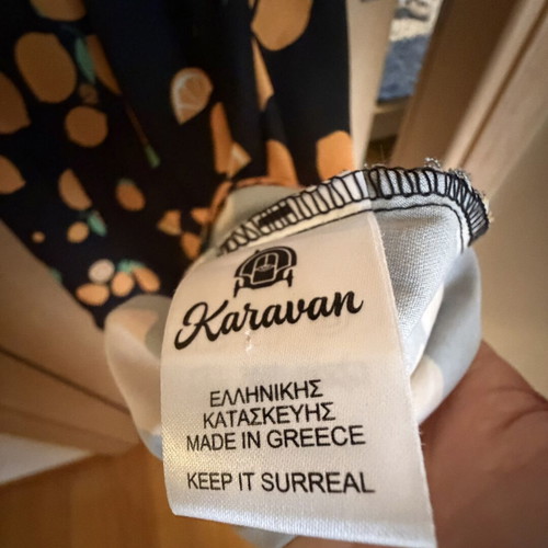 Karavan Tati dress with lemons like new, 100% polyester