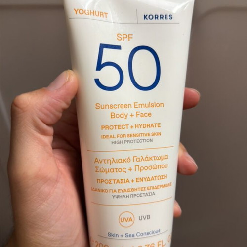 Korres Yoghurt SPF 50 Sunscreen Emulsion New