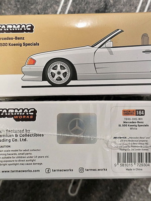 Tarmac Works Mercedes Benz SL-Class SL500 Koenig Cabriolet 1989 καινούργιο
