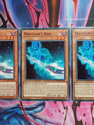 Magician's Rod Yu-Gi-Oh! Cards near mint, set of 3