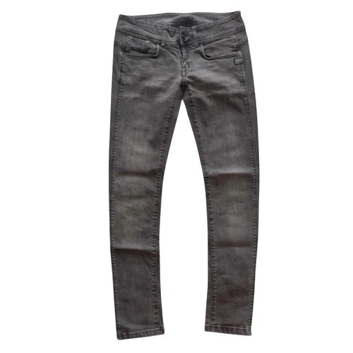 G-Star Raw Black Gray Womens Slim Skinny Jeans Zip Pockets Size 27 Like New
