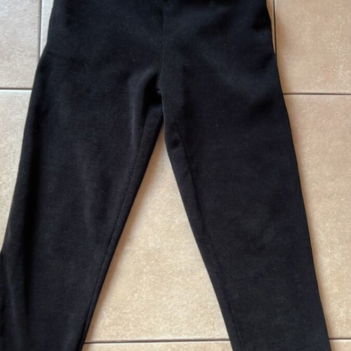Women's set black corduroy sweatpants and hoodie like new